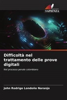 John Rodrigo Londoño Naranjo - Difficoltà nel trattamento delle prove digitali
