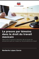 Norberto López Garza - La preuve par témoins dans le droit du travail mexicain