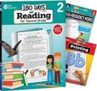Multiple Authors, Heather Schwartz, Shell Education, Adair Solomon - 180 Days Reading, High-Frequency Words, & Printing Grade 2: 3-Book Set