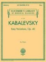 Dmitri Kabalevsky, Dmitri (COP) Kabalevsky - Easy Variations, Op. 40