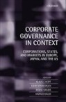 Klaus J. Hopt, Klaus J. Wymeersch Hopt, HOPT KLAUS J WYMEERSCH EDDY KAN, Harald Baum, Baum Harald, Klaus J. Hopt... - Corporate Governance in Context