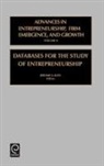 Jermome A. Katz, Robert H. Brockhaus, Jerome a. Katz, Jerome A. Katz - Databases for the Study of Entrepreneurship