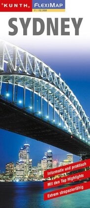 Kunth Verlag, KUNT Verlag - Flexi Map: KUNTH FlexiMap Sydney 1:12500 - 1:12500
