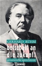Gerhard Rühm - Botschaft an die Zukunft, m. Cassette