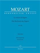 Wolfgang A. Mozart, Wolfgang Amadeus Mozart - Die Hochzeit des Figaro KV 492, Klavierauszug