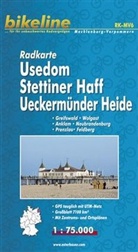 Bikeline Radkarten: Bikeline Radkarte Usedom, Stettiner Haff, Ueckermünder Heide