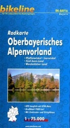 Bikeline Radkarten: Oberbayerisches Alpenvorland