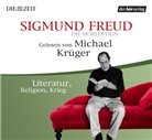 Sigmund Freud, Michael Krüger - Sigmund Freud, Die Höredition: Literatur, Religion, Krieg, 2 Audio-CDs (Hörbuch)