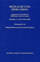 Werner Beierwaltes, Hans G. Senger, Hans Gerhard Senger - Cusanus-Studien - Bd. 11: Nicolai de Cusa Opera Omnia