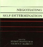 Hurst Hannum, Hurst Babbitt Hannum, Eileen F. Babbitt, Hurst Hannum - Negotiating Self-Determination