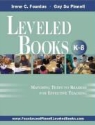 Irene Fountas, Irene C. Fountas, Irene C./ Pinnell Fountas, Gay Su Pinnell - Leveled Books (K-8)