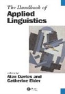Davies, Alan Davies, Glyn Ed Davies, Glyn Ed. Davies, Elder, Catherine Elder... - The Handbook of Applied Linguistics