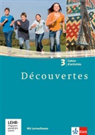 Découvertes - 3: Cahier d'activites, 3. Lernjahr, m. CD-ROM