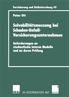 Peter Ott - Solvabilitätsmessung bei Schaden-Unfall-Versicherungsunternehmen