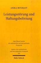 Anika Mitzkait - Leistungsstörung und Haftungsbefreiung