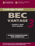 Cambridge BEC, Vantage 3: Student's Book with answers