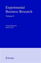 Amno Rapoport, Amnon Rapoport, Zwick, Zwick, Rami Zwick - Experimental Business Research. Vol.2