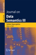 Stefan Spaccapietra, Stefano Spaccapietra - Journal on Data Semantics III. Vol.3