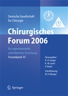 H. Bauer, Karl-Walter Jauch, K-W. Jauch, M. D. Menger, M.D. Menger, Michael D. Menger... - Chirurgisches Forum 2006 für experimentelle und klinische Forschung