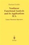 E Zeidler, E. Zeidler, Eberhard Zeidler - Nonlinear Functional Analysis and Its Applications