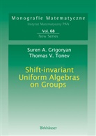 Suren Grigoryan, Suren A Grigoryan, Suren A. Grigoryan, Thomas V. Tonev, Toma V Tonev, Toma V. Tonev - Shift-invariant Uniform Algebras on Groups