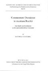 Matthias Hochadel - Veröffentlichungen der Musikhistorischen Kommission: Commentum Oxoniense in musicam Boethii