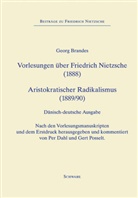 Georg Brandes, Per Dahl, Per Dal, Gert Posselt - Forelæsninger om Friedrich Nietzsche (1888), Vorlesungen über Friedrich Nietzsche (1888) - Aristokratisk Radikalisme (1889), Aristokratischer Radicalismus (1890)