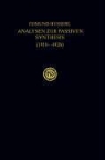 Edmund Husserl, M. Fleischer, Edmund Husserl, M. Fleischer - Analysen zur Passiven Synthesis
