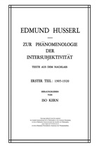 Edmund Husserl, Kern, Kern - Zur Phänomenologie der Intersubjektivität