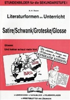 Karl-H Seyler - Literaturformen im Unterricht: Satire, Schwank, Groteske, Glosse
