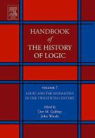 Dov M. (King''''s College London Gabbay, Dov M. (King''''s College London) Woods Gabbay, Dov M. Woods Gabbay, GABBAY DOV M KING S COLLEGE, Dov M. Gabbay, Dov M. (King's College London Gabbay... - Logic and the Modalities in the Twentieth Century