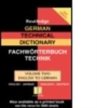 Routledge, Routledge, Routledge - German Technical Dictionary, Volume 2
