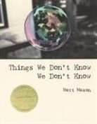 Matt Mason, Matthew T Mason, Matthew T. Mason - Things We Don't Know We Don't Know