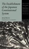 Junji Banno - Establishment of the Japanese Constitutional System