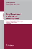 Siu-Wing Cheng, Chung Keung Poon - Algorithmic Aspects in Information and Management