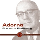 Hermann Schweppenhäuser, Frank Arnold - Adorno, Eine kurze Einführung, 1 Audio-CD (Hörbuch)
