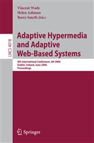 Helen Ashman, Barry Smyth, Vincent Wade - Adaptive Hypermedia and Adaptive Web-Based Systems