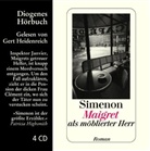 Georges Simenon, Gert Heidenreich - Maigret als möblierter Herr, 4 Audio-CDs (Audiolibro)