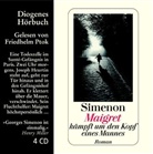 Georges Simenon, Friedhelm Ptok - Maigret kämpft um den Kopf eines Mannes, 4 Audio-CDs (Hörbuch)