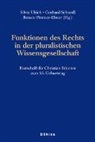 Renate Pirstner-Ebner, Gerhard Schnedl, Gerhard Schnedl u a, Silvi Ulrich, Silvia Ulrich - Funktionen des Rechts in der pluralistischen Wissensgesellschaft