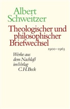 Albert Schweitzer, Markus Aellig u a, Eric Grässer, Erich Gräßer, Werner Zager - Werke aus dem Nachlass: Theologischer und philosophischer Briefwechsel 1900-1965
