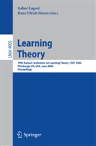 LUGOSI, Lugosi, G¿r Lugosi, Gabor Lugosi, Gábor Lugosi, Hans Ulrich Simon... - Learning Theory
