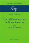 Marianne Favre Moreillon, Marianne Favre-Moreillon - Les différents types de licenciements