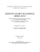 Michael Bernhard - Lexicon Musicum Latinum Medii Aevi 8. Faszikel - Fascicle 8 (dictio - dux)