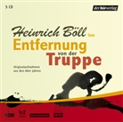 Heinrich Böll, Heinrich Böll - Entfernung von der Truppe, 5 Audio-CDs (Hörbuch)