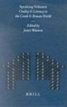 Janet Watson, Watson, Janet Watson - Speaking Volumes