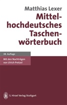 Lexe, Matthias Lexer, Pretzel - Mittelhochdeutsches Taschenwörterbuch