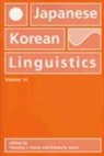 Timothy J. (EDT)/ Jones Vance, Kimberly Jones, Timothy J. Vance - Japanese/ Korean Linguistics