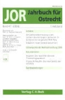 Reinhart Maurach - JOR - Jahrbuch für Ostrecht. 2006/1. Halbband