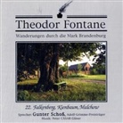 Theodor Fontane, Gunter Schoß - Wanderungen durch die Mark Brandenburg, Audio-CDs - Tl.22: Falkenberg, Kienbaum, Malchow, 1 Audio-CD (Hörbuch)